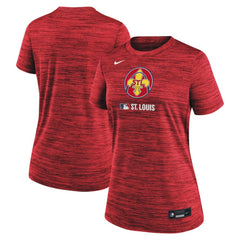 Red St. Louis Cardinals Nike Women's Authentic Collection City Connect Velocity Dri-FIT T-Shirt