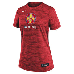 Red St. Louis Cardinals Nike Women's Authentic Collection City Connect Velocity Dri-FIT T-Shirt
