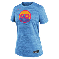 Blue Colorado Rockies Nike Women's 2025 City Connect Authentic Collection Velocity Dri-FIT T-Shirt