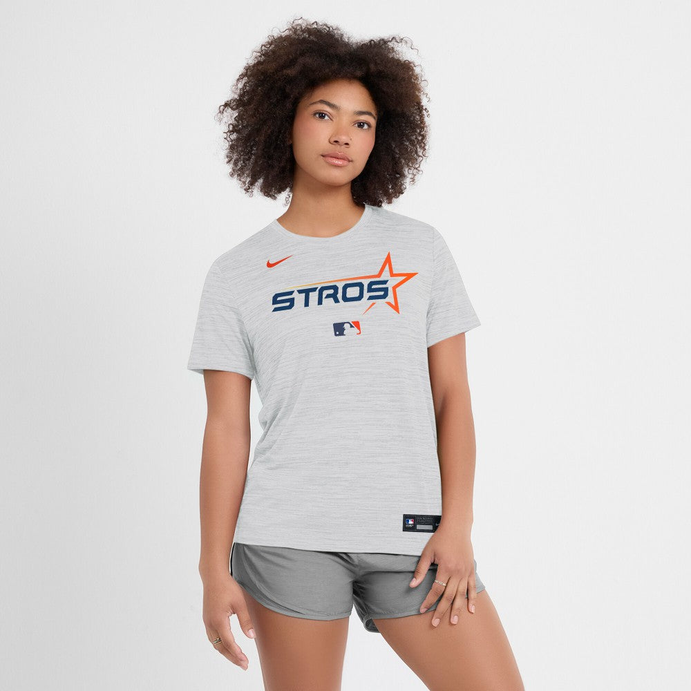 White Houston Astros Nike Women's 2025 City Connect Authentic Collection Velocity Dri-FIT T-Shirt