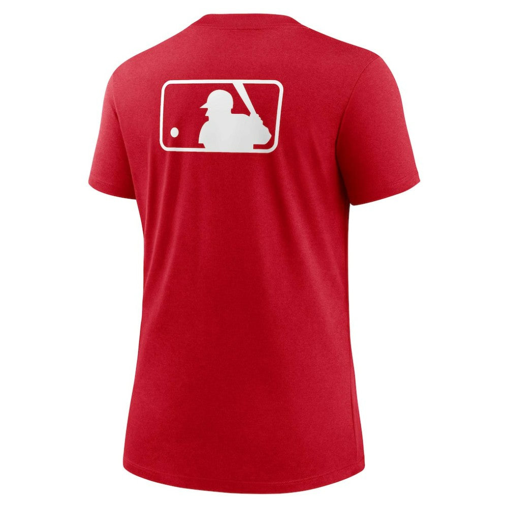 Red Washington Nationals Nike Women's Authentic Collection Early Work Tri-Blend T-Shirt