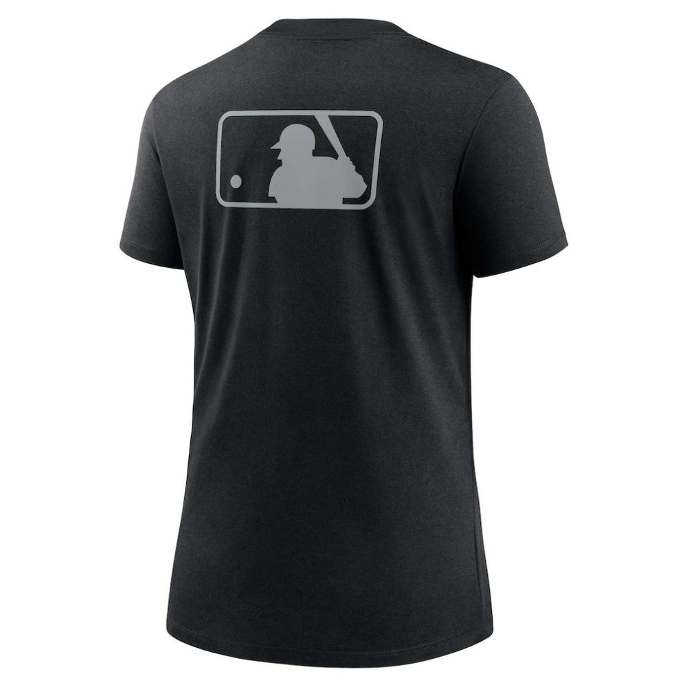 Black Chicago White Sox Nike Women's Authentic Collection Early Work Tri-Blend T-Shirt