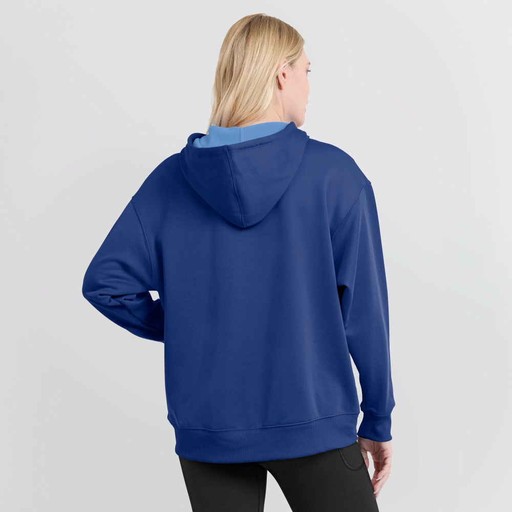 Royal Kansas City Royals Nike Women's Authentic Collection Therma-FIT Hoodie