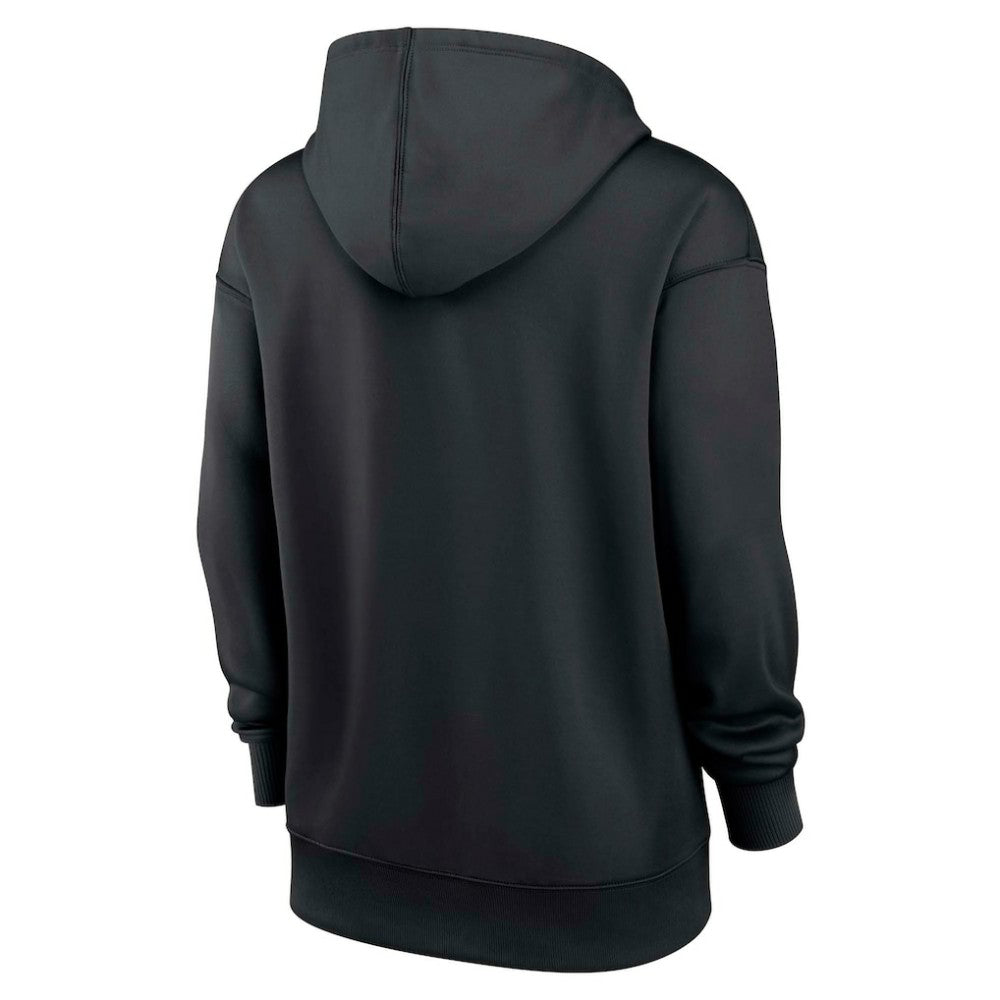 Black Baltimore Orioles Nike Women's Authentic Collection Therma-FIT Hoodie