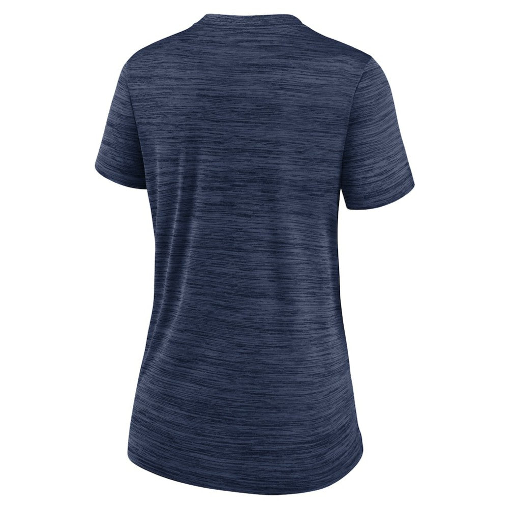 Navy Los Angeles Angels Nike Women's Authentic Collection Alternate Logo Velocity Dri-FIT  T-Shirt