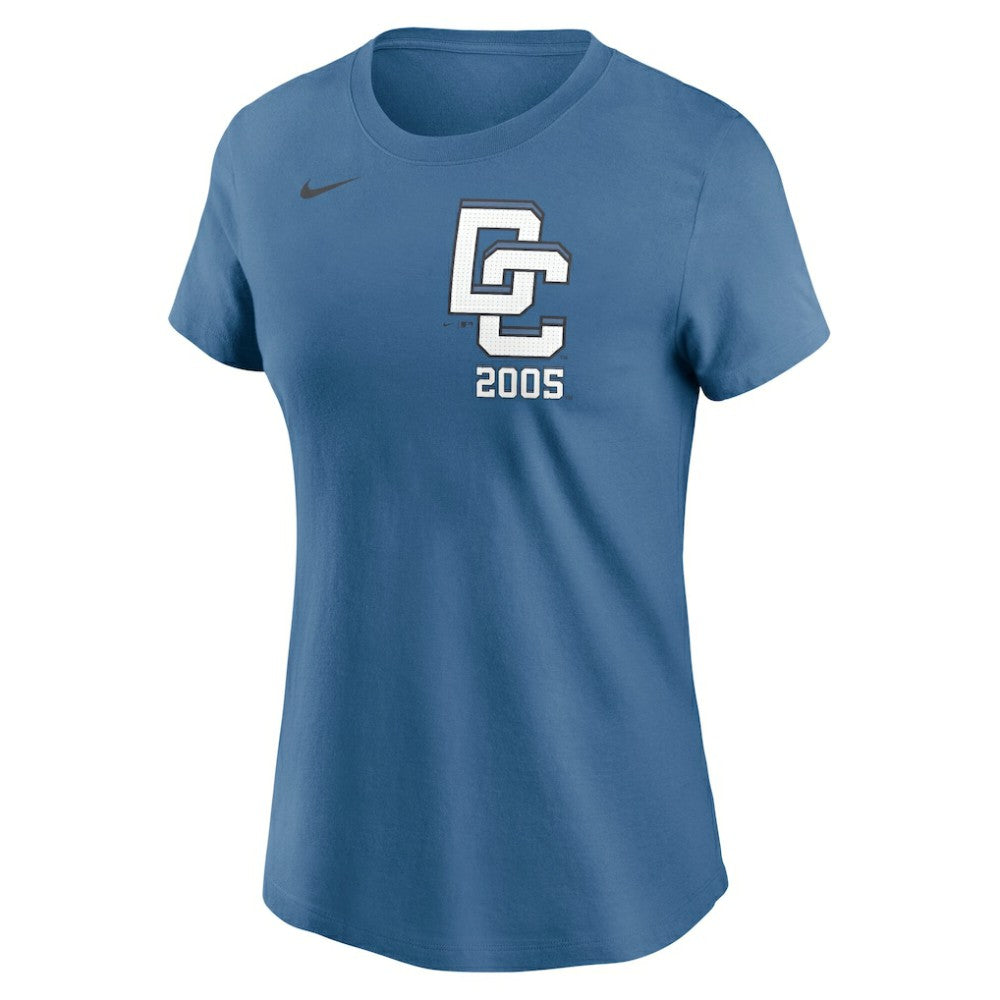 Blue Washington Nationals Nike Women's 2025 City Connect Wordmark T-Shirt