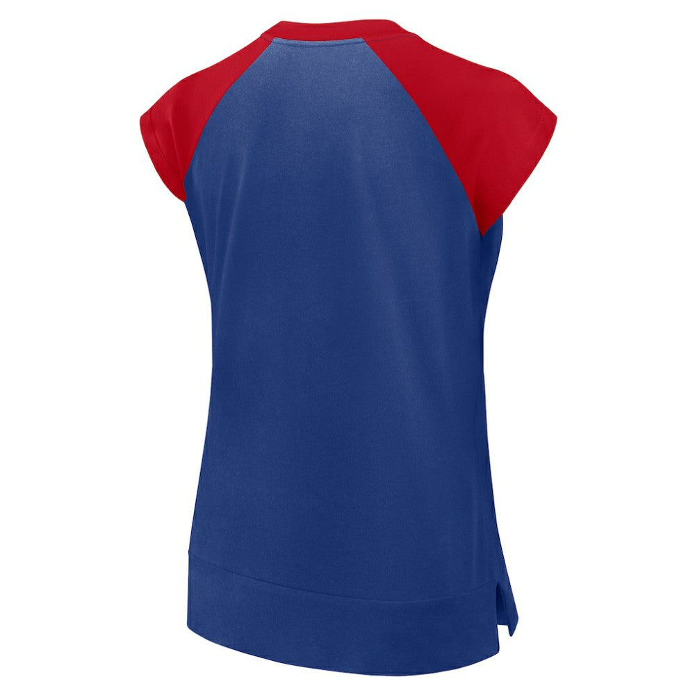 Navy/Red Atlanta Braves Nike Women's Cooperstown Collection Raglan Dri-FIT T-Shirt