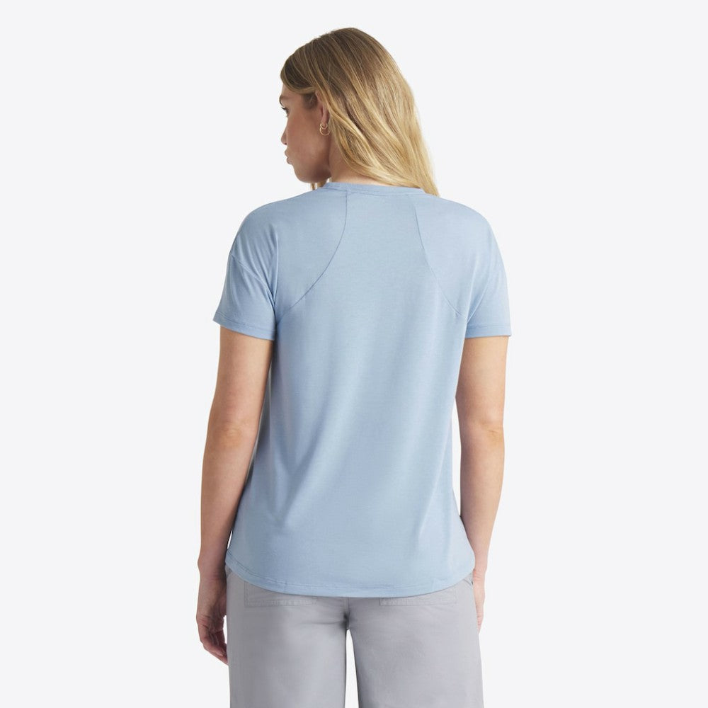 Blue Washington Nationals Nike Women's 2025 City Connect Flowy Fashion Tri-Blend Dri-FIT T-Shirt