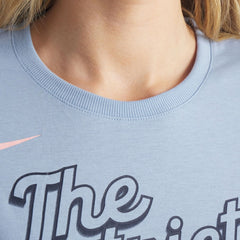 Blue Washington Nationals Nike Women's 2025 City Connect Flowy Fashion Tri-Blend Dri-FIT T-Shirt