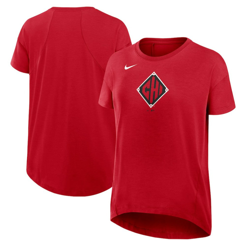 Red Chicago White Sox Nike Women's 2025 City Connect Flowy Fashion Tri-Blend Dri-FIT T-Shirt