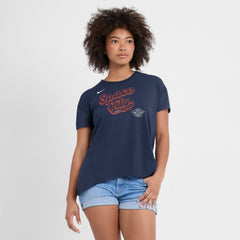 Navy Houston Astros Nike Women's 2025 City Connect Flowy Fashion Tri-Blend Dri-FIT T-Shirt