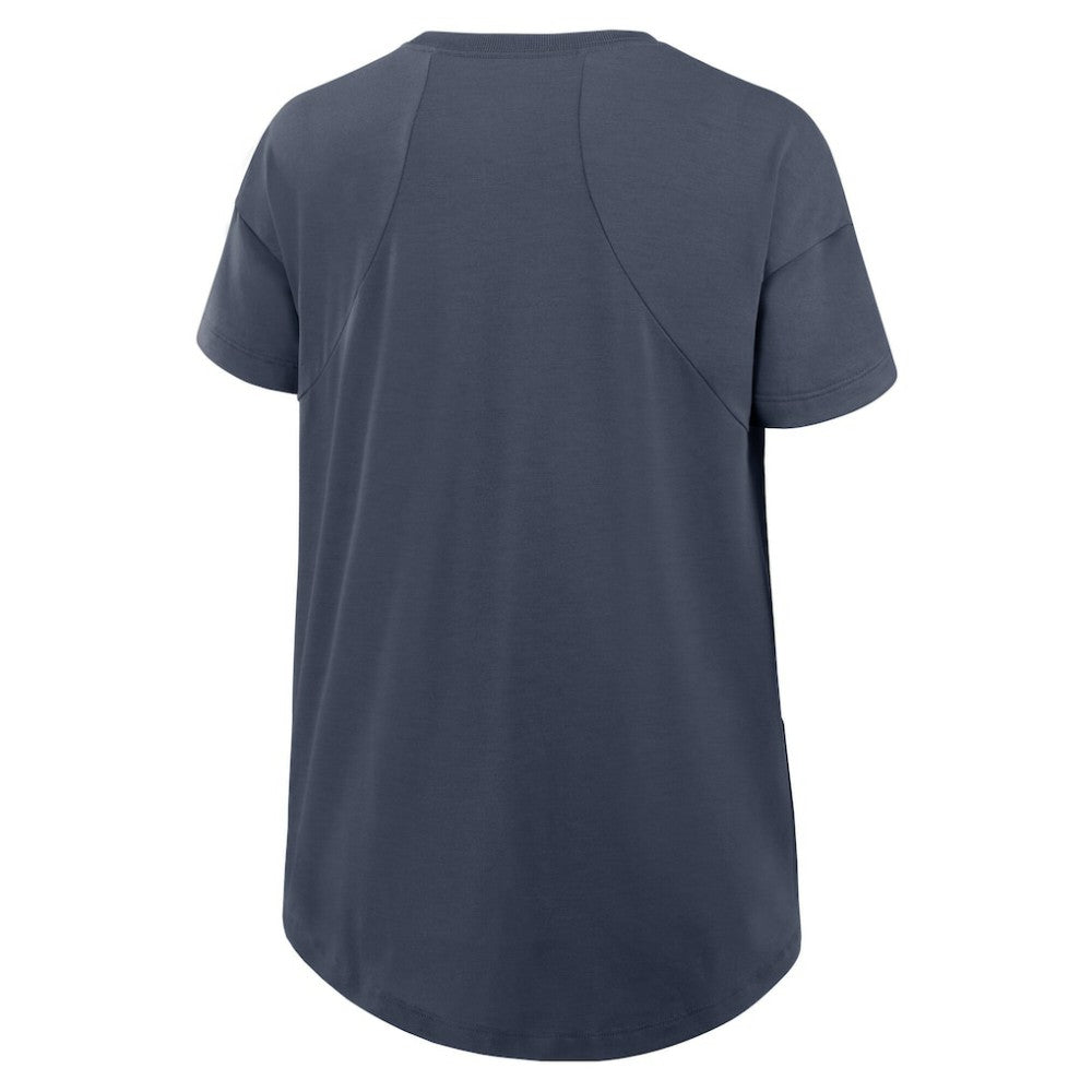 Charcoal Los Angeles Dodgers Nike Women's 2025 City Connect Flowy Fashion Tri-Blend Dri-FIT T-Shirt