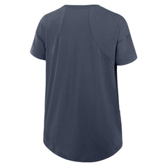 Charcoal Los Angeles Dodgers Nike Women's 2025 City Connect Flowy Fashion Tri-Blend Dri-FIT T-Shirt