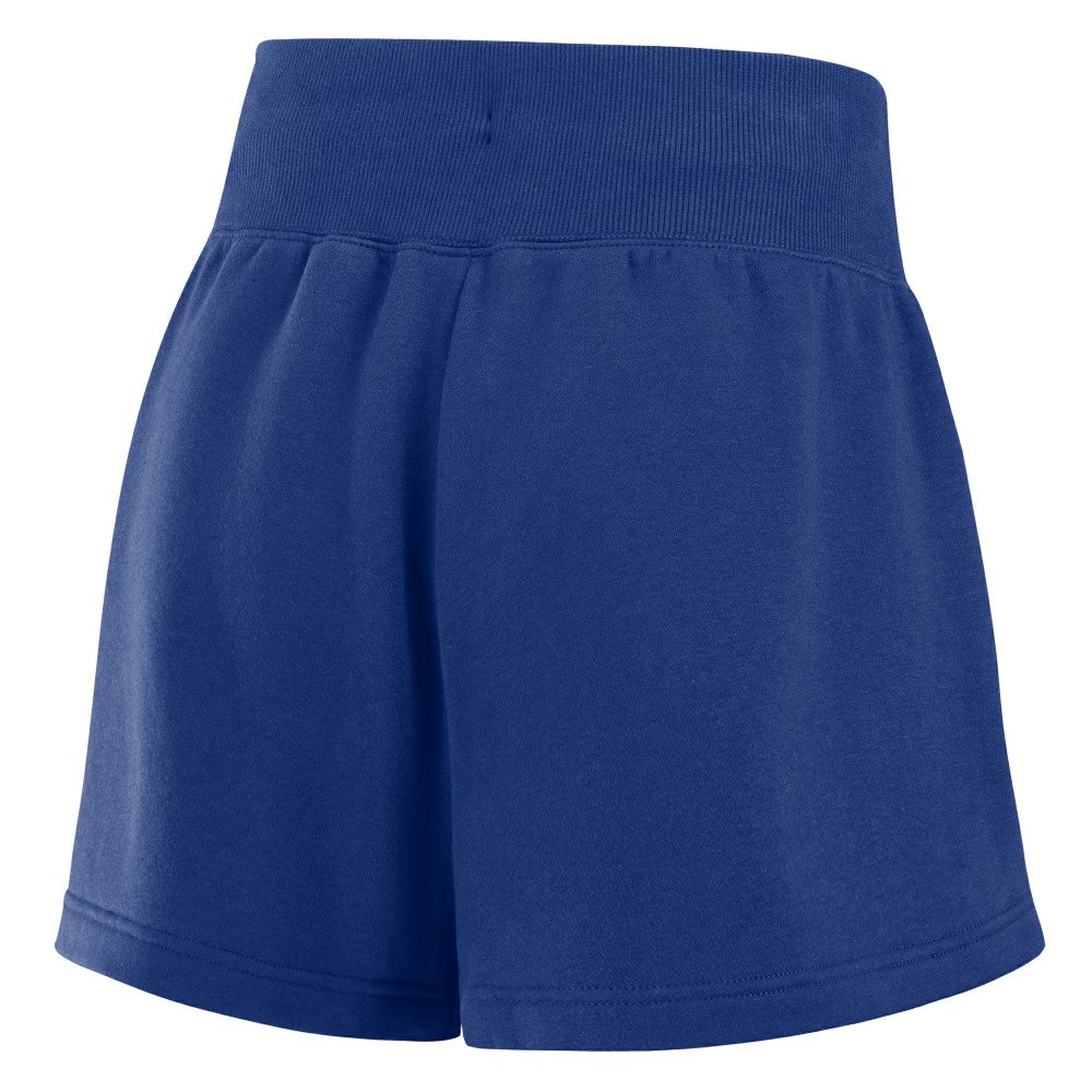Royal/White Los Angeles Dodgers Nike Women's Color-Block Phoenix Fleece Lounge Shorts