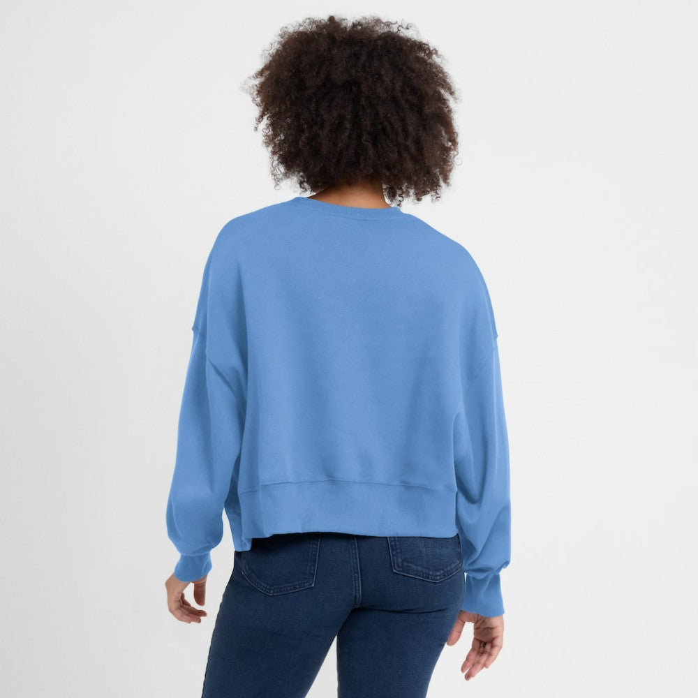 Light Blue St. Louis Cardinals Nike Women's Oversized High Hip Pullover Sweatshirt