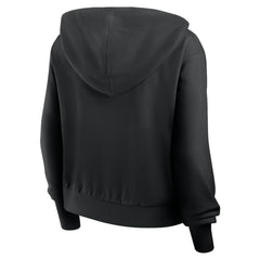 Black Cincinnati Reds Nike Women's Cropped Chill Full-Zip Hoodie