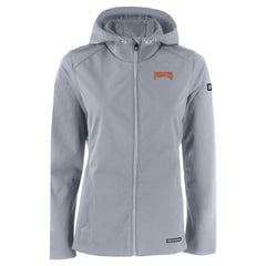 Gray Pittsburgh Pirates Cutter & Buck Women's Evoke Eco Softshell Recycled Full-Zip Jacket