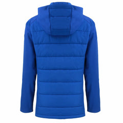 Royal Los Angeles Dodgers Cutter & Buck Women's  Evoke Hybrid Eco Softshell Recycled Full-Zip Hoodie Jacket