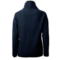 Navy Los Angeles Dodgers Cutter & Buck Women's  Cascade Eco Sherpa Fleece Half-Zip Pullover Jacket