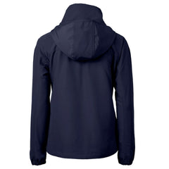 Navy Detroit Tigers Cutter & Buck Women's  Charter Eco Recycled Half-Zip Anorak Jacket