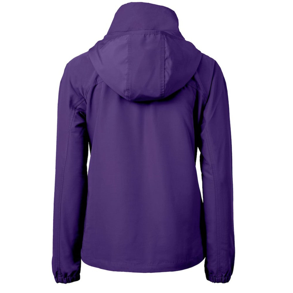 Purple Colorado Rockies Cutter & Buck Women's Charter Eco Recycled Full-Zip Jacket
