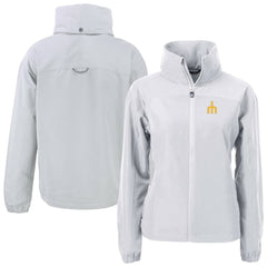Gray Seattle Mariners Cutter & Buck Women's  Charter Eco Recycled Full-Zip Jacket