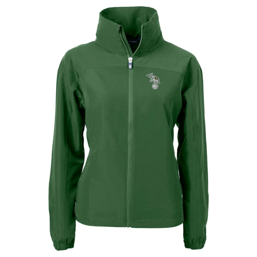 Green Athletics Cutter & Buck Women's Charter Eco Recycled Full-Zip Jacket