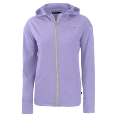 Purple Colorado Rockies Cutter & Buck Women's  Daybreak Eco Recycled Full-Zip Hoodie Jacket