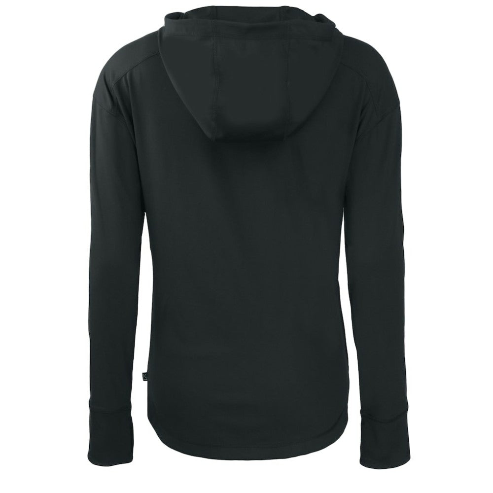 Black Athletics Cutter & Buck Women's Daybreak Eco Recycled Full-Zip Hoodie Jacket