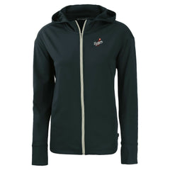 Navy Los Angeles Dodgers Cutter & Buck Women's  Daybreak Eco Recycled Full-Zip Hoodie Jacket