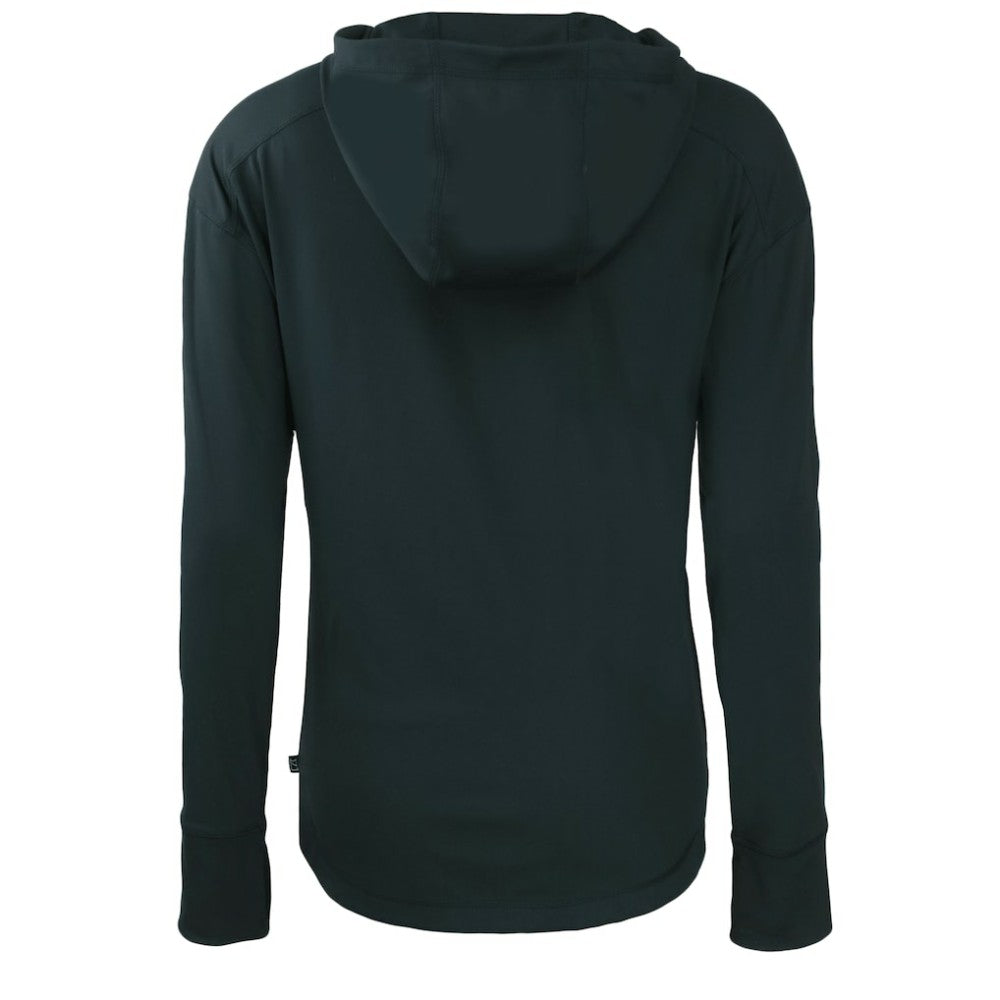 Navy Los Angeles Dodgers Cutter & Buck Women's  Daybreak Eco Recycled Full-Zip Hoodie Jacket