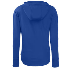 Royal Los Angeles Dodgers Cutter & Buck Women's  Daybreak Eco Recycled Full-Zip Hoodie Jacket