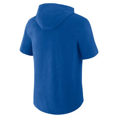 Royal Texas Rangers Fanatics Clubhouse Optimal Play Raglan Hoodie T-Shirt