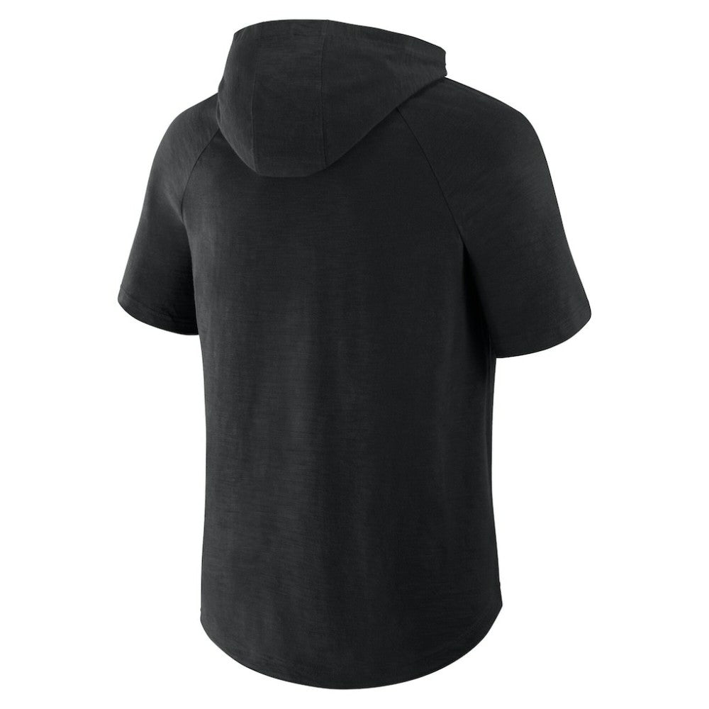 Black Pittsburgh Pirates Fanatics Clubhouse Optimal Play Raglan Hoodie T-Shirt