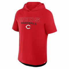 Red Cincinnati Reds Fanatics Clubhouse Optimal Play Raglan Hoodie T-Shirt