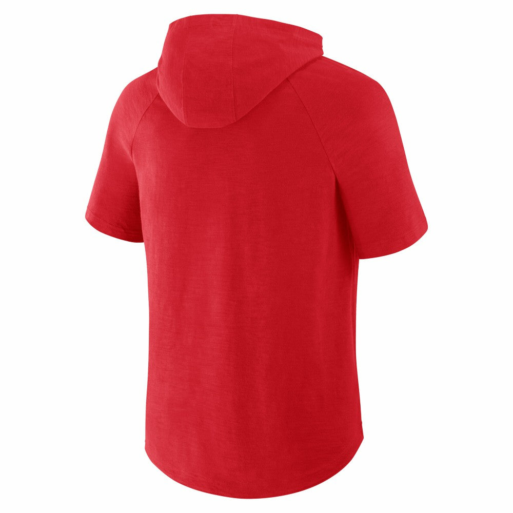 Red Cincinnati Reds Fanatics Clubhouse Optimal Play Raglan Hoodie T-Shirt