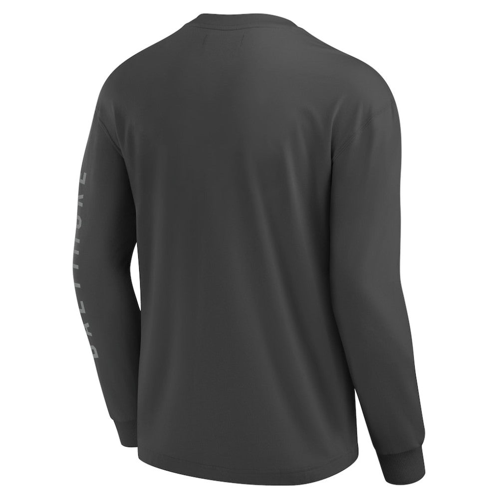 Charcoal Baltimore Orioles Fanatics Elements Future Ground Tonal Info Long Sleeve T-Shirt