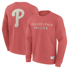 Red Philadelphia Phillies Fanatics Elements Future Ground Lettering Pullover Sweatshirt
