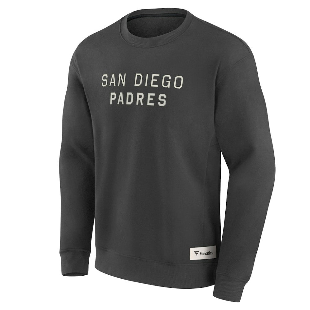 Charcoal San Diego Padres Fanatics Elements Future Ground Lettering Pullover Sweatshirt