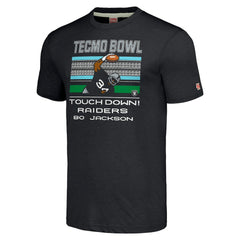 Bo Jackson  Homage Unisex Tecmo Bowl Retired Player Graphic Tri-Blend T-Shirt - Las Vegas Raiders T-shirts