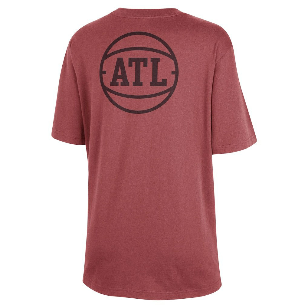 Atlanta Hawks Jordan Brand Women's Courtside Statement Edition Boyfriend T-Shirt