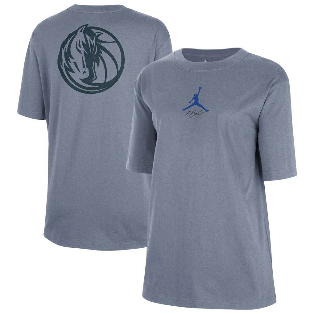 Dallas Mavericks Jordan Brand Women's Courtside Statement Edition Boyfriend T-Shirt sale