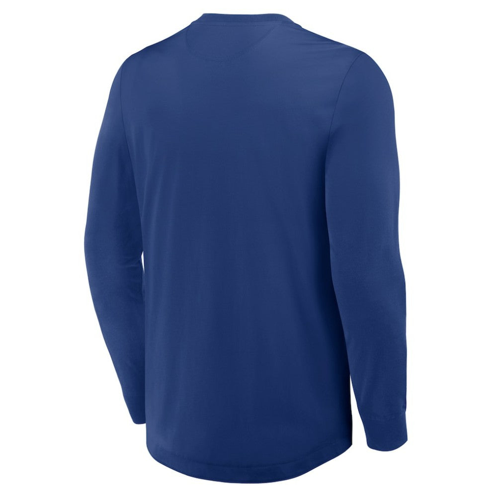 NHL Tampa Bay Lightning Fanatics Adrenaline Push Long Sleeve Henley Shirt