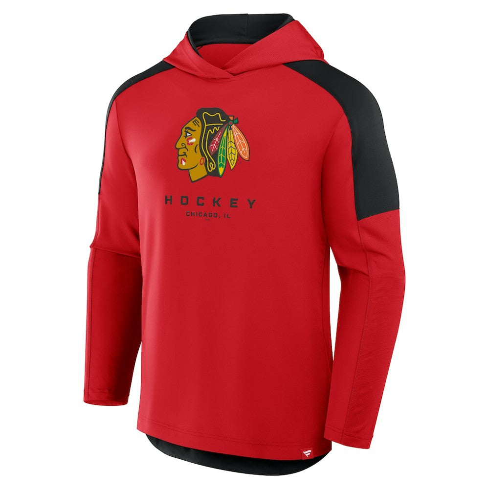 NHL Chicago Blackhawks Fanatics Meta Game Transitional Pullover Hoodie