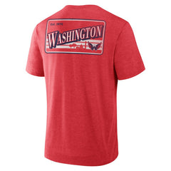 NHL Washington Capitals Fanatics Fan Lanes Tri-Blend T-Shirt