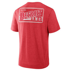 NHL Detroit Red Wings Fanatics Fan Lanes Tri-Blend T-Shirt