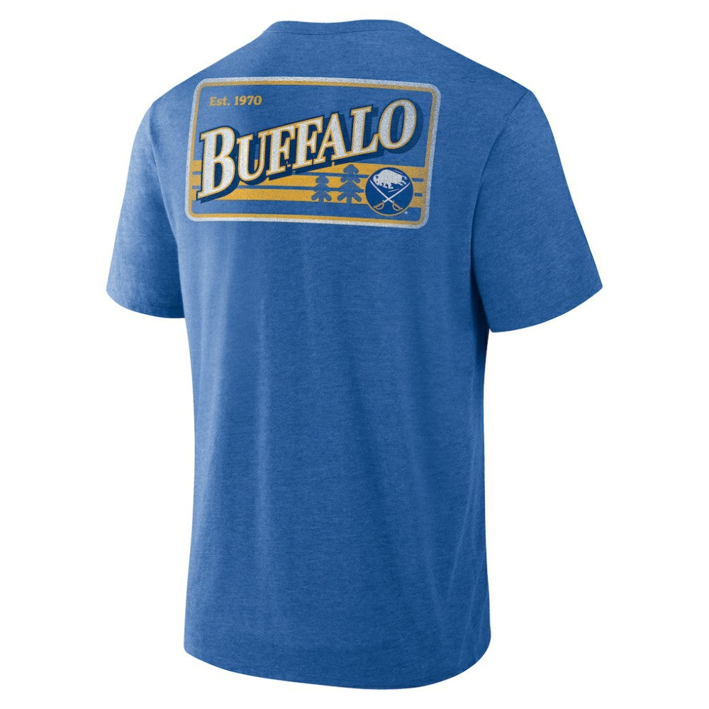NHL Buffalo Sabres Fanatics Fan Lanes Tri-Blend T-Shirt