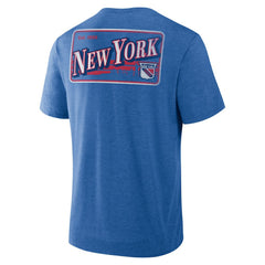NHL New York Rangers Fanatics Fan Lanes Tri-Blend T-Shirt