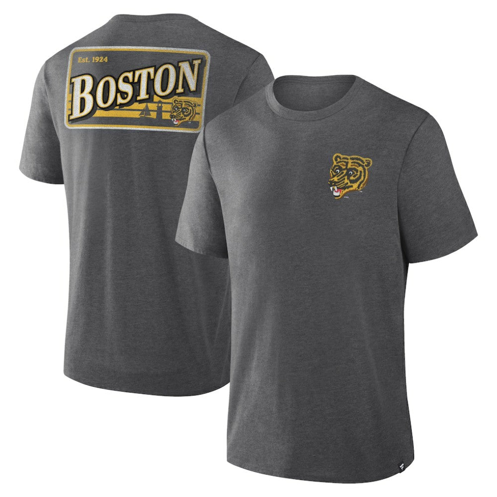 NHL Boston Bruins Fanatics Fan Lanes Tri-Blend T-Shirt