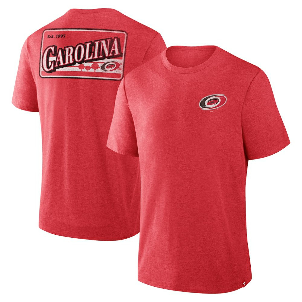 NHL Carolina Hurricanes Fanatics Fan Lanes Tri-Blend T-Shirt